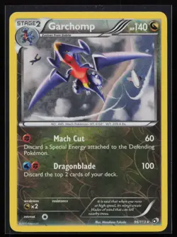 Reverse Holo Garchomp 96/113 Legendary Treasures Pokemon TCG Card - Image 1