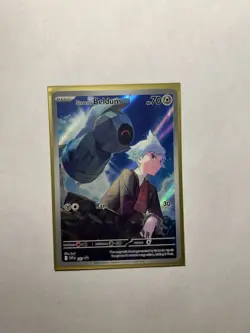 Pokemon Steven's Beldum Scarlet & Violet Promo 207 Full Art Holofoil - Image 1