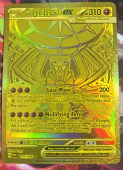 Pokemon Mega Zygarde ex 124/088 Mega Hyper Rare 2026 ME03: Perfect Order - Image 1