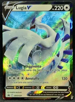 POKEMON~LUGIA V~SWSH301~SWSH BLACK STAR PROMOS~ITA~NM - Image 1
