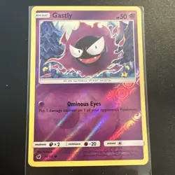 Gastly 36/111 Reverse Holo Common SM - Crimson Invasion NM - Image 1
