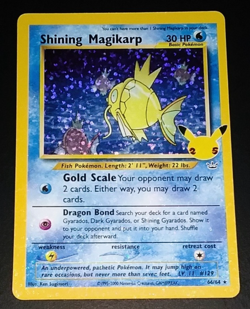 POKEMON CELEBRATIONS CLASSIC COLLECTION - SHINING MAGIKARP (66/64) - EX/NM - Image 2