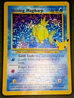 POKEMON CELEBRATIONS CLASSIC COLLECTION - SHINING MAGIKARP (66/64) - EX/NM - Image 3