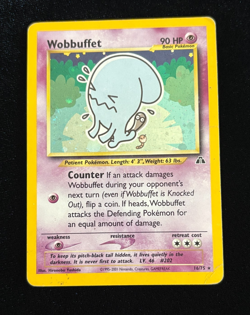 Wobbuffet 16/75 Pokemon Neo Discovery Holo Rare, Ungraded - Image 1