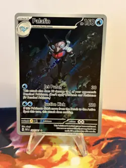 Pokemon TCG Palafin 225/91 Paldean Fates Illustration Rare NM - Image 2