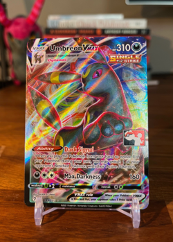 Pokemon TCG Umbreon VMAX 095/203 Play! Prize Pack Series 1 Stamped Promo - Image 1