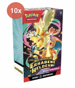 Pokemon Erhabene Helden Booster Bundle Display - Ohne Folie | Neu & OVP - Image 1
