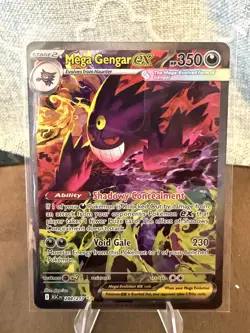 Mega Gengar EX 284/217 Special Illustration Rare Pokemon TCG Ascended Heroes NM - Image 2