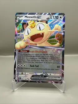 Meowth EX 062/088 ME03: Perfect Order Pokemon TCG Double Rare NM Holo - Image 1