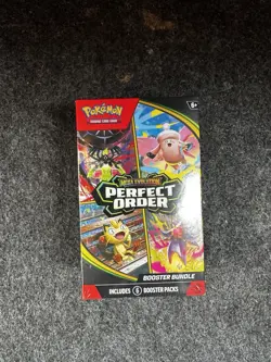 Pokemon Mega Evolution Perfect Order Booster Box Sealed English 2022 - Image 1