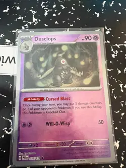 DUSCLOPS 036/131 COMMON PRISMATIC EVOLUTIONS POKEMON POKEBALL HOLO NM/M - Image 1