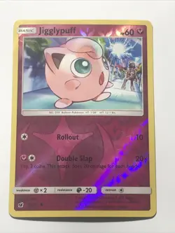 Pokemon TCG Jigglypuff 71/111 Reverse Holo Crimson Invasion Sun & Moon - Image 2