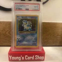2000 POKEMON BASE SET 2 #2 BLASTOISE-HOLO PSA 8 - Image 1