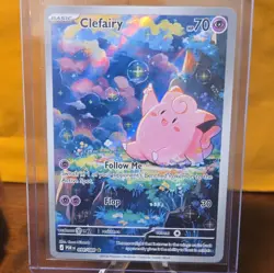 Pokemon TCG Clefairy 094/088 Illustration Rare Perfect Order NM IR Full Art - Image 1
