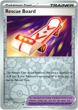 Rescue Board (Reverse Holo) - 159/162 - Temporal Forces - Pokemon - English - Image 1