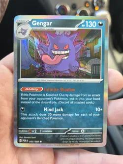 Gengar Perfect Order Holo Pokemon TCG 050/088 Mega Evolution ME03 Rare - Image 1