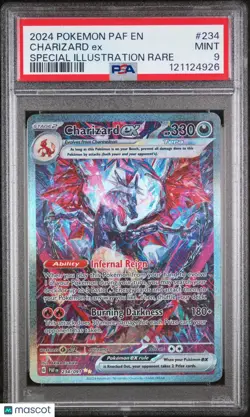 2024 Pokemon Paldean Fates Charizard EX Special Illustration Rare PSA 9 234/91 - Image 1