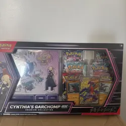 Pokemon TCG: Cynthia’s Garchomp ex Premium Collection box Sealed - Image 1