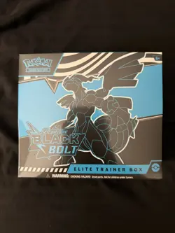 Pokemon TCG Scarlet & Violet Black Bolt Elite Trainer Box ETB - Image 1