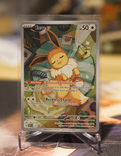 Eevee SVP 173 Full Art Illustration Rare Pokemon TCG Black Star Promo NM - Image 1