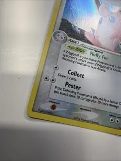 2006 Pokemon Crystal Guardians Stamped Holo 13/100 Wigglytuff Nm - Image 2