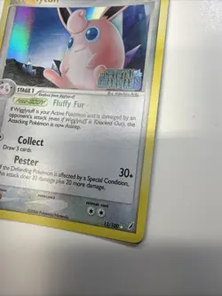 2006 Pokemon Crystal Guardians Stamped Holo 13/100 Wigglytuff Nm - Image 3