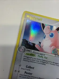 2006 Pokemon Crystal Guardians Stamped Holo 13/100 Wigglytuff Nm - Image 5