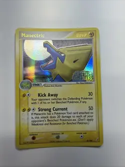 Pokemon TCG Manectric EX Crystal Guardians 8/100 Reverse Holo Holo Rare NM - Image 1