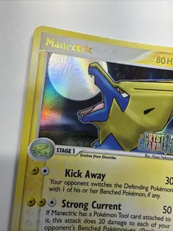Pokemon TCG Manectric EX Crystal Guardians 8/100 Reverse Holo Holo Rare NM - Image 5