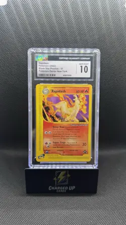 Pokemon Rapidash Pokemon Center New York Black Star Promo #51 CGC 10 Gem Mint - Image 1