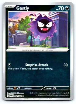 Pokemon Gastly ME03: Perfect Order POR Reverse Holo 048/088 NM - Image 1