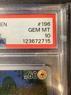 Pokemon Electrike Illustration Rare Holo Sv10: Destined Rivals PSA 10 196/182 - Image 4
