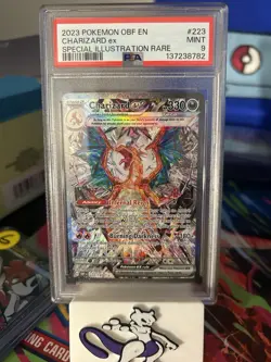Pokemon TCG Charizard EX Sir Obsidian Flames 223/197 PSA 9 - Image 1