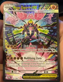 Mega Zygarde ex 120/088 SIR Perfect Order Near Mint Fresh Pull Pokemon TCG - Image 1