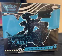 Pokemon TCG Black Bolt Elite Trainer Box - SV Factory Sealed - Image 1