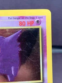 Pokemon TCG 1st Edition Gengar 5/62 Fossil Set Holo Rare VTG WOTC 1999 - Image 3