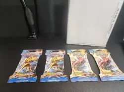 New Sealed Pokemon TCG XY Sleeved Booster - BREAKPOINT x4 - Image 1