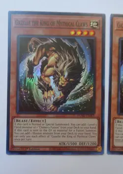 Playset: 3x Gazelle the King of Mythical Claws DUNE-EN003 (Super Rare, 1st, VLP) - Image 3