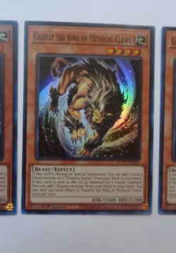 Playset: 3x Gazelle the King of Mythical Claws DUNE-EN003 (Super Rare, 1st, VLP) - Image 4