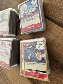 One Piece TCG 300+ Cards Bulk Lot | Japanese | all sleeved OP- 05-06-07-08 | - Image 1