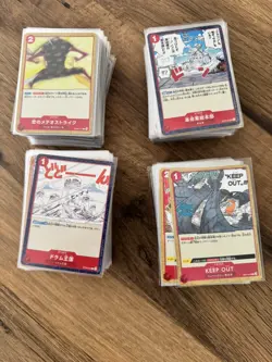 One Piece TCG 300+ Cards Bulk Lot | Japanese | all sleeved OP- 05-06-07-08 | - Image 2