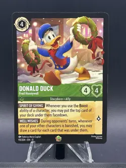 Disney Lorcana Winterspell Donald Duck - Fred Honeywell 93/204 NM Legendary - Image 1