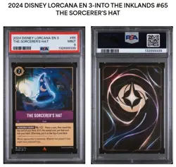 DISNEY LORCANA 2024 #65 THE SORCERER'S HAT MICKEY MOUSE PSA 9 POP 4 INKLANDS - Image 2