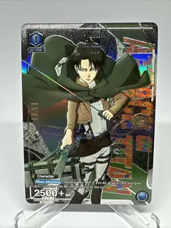 Union Arena Levi 008 (U*) Attack On Titan - Image 1