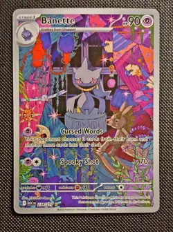 Pokemon TCG Banette 234/217 Ascended Heroes Illustration Rare NM Card - Image 1