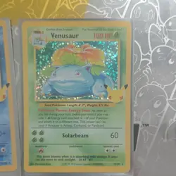 Pokemon Venusaur & Blastoise Celebrations Holo Promo Card Lot - Image 3