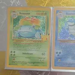 Pokemon Venusaur & Blastoise Celebrations Holo Promo Card Lot - Image 5
