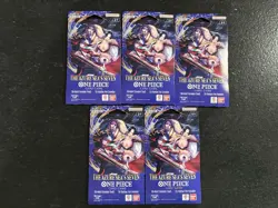 One Piece OP-14 The Azure Sea's Seven 12-Card Booster Packs (Lot of 50) English - Image 2