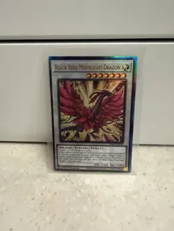 Yu-Gi-Oh Black Rose Moonlight Dragon Prismatic Collector's Rare Card RA03-EN038 - Image 1
