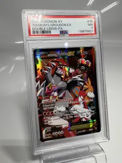 PSA 7 Team Magma's Groudon EX 15/34 Double Crisis 2015 Pokemon XY - Image 3